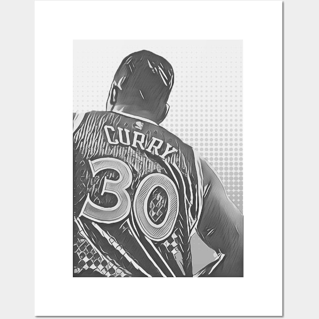 Steph curry 30 | basketball T shirt Wall Art by callejon